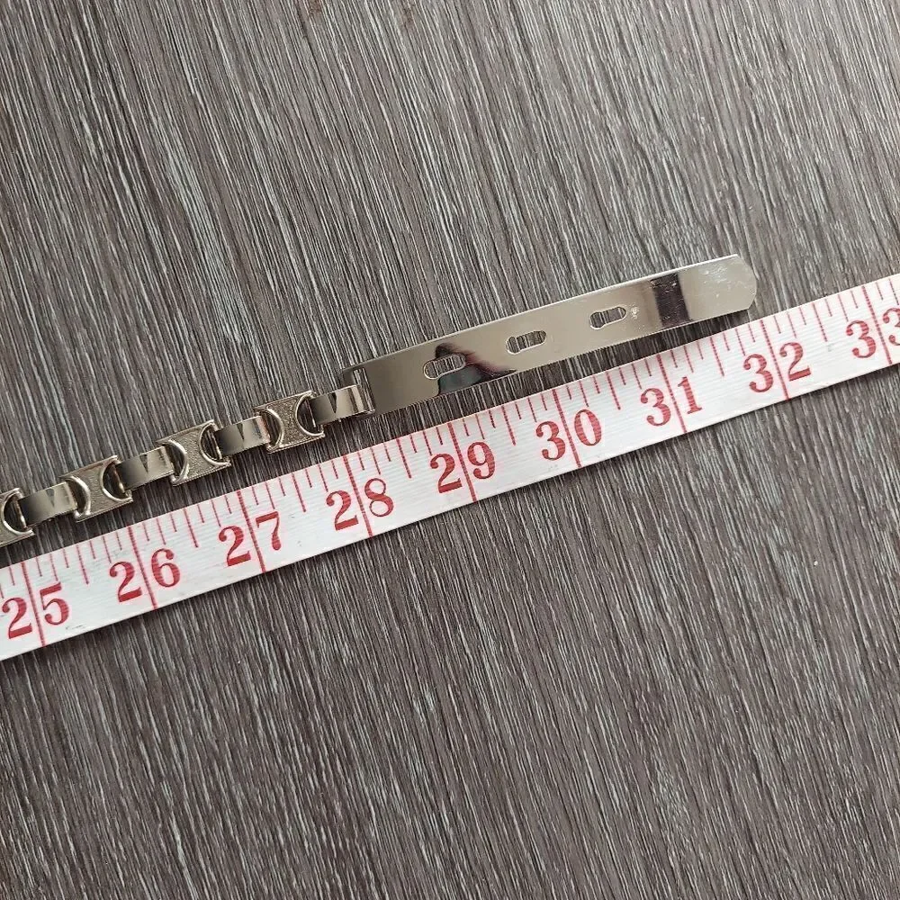 VINTAGE SKINNY GOLD CHAIN LINK BELT 32